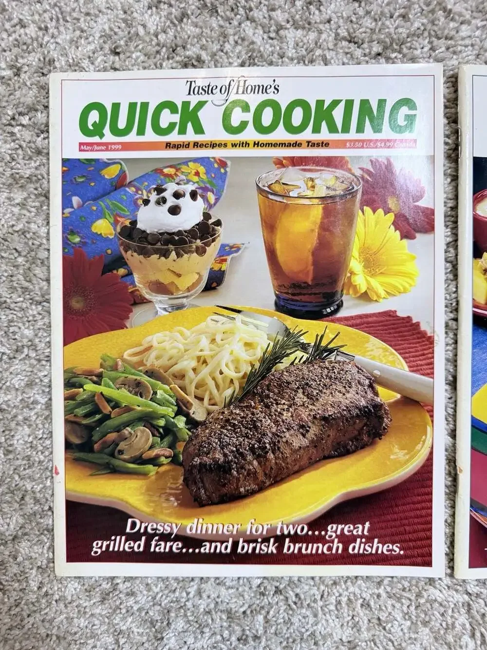 Taste of Home's Quick Cooking Magazine Lot Vintage 1998/1999